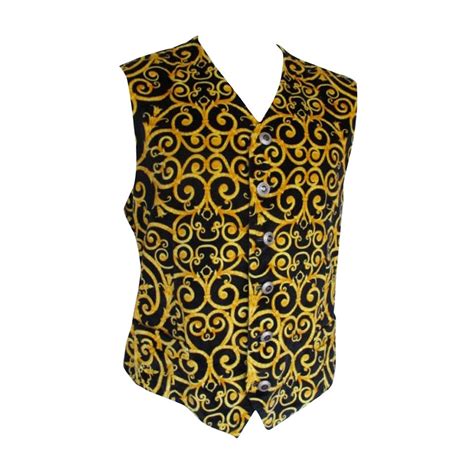 versace vest mens